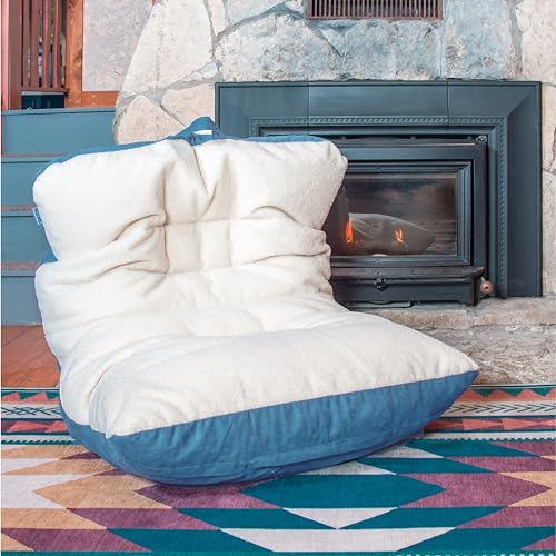 Dorm Bean Bag Chair with Drink Holder and Pocket, 3 feet R2503