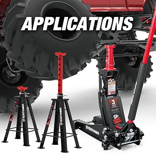Hydraulic Low Profile Foldable Garage Floor Jack, 3 Ton Capacity F21278