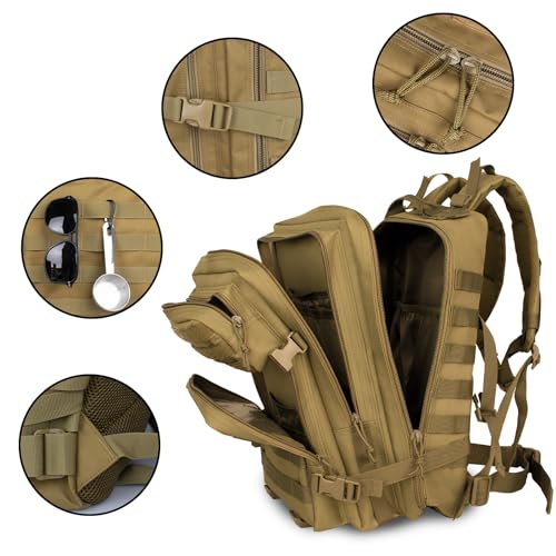 Tactical Backpack 45L Assault Pack 3 Day Molle Daypack Camping Outdoor Rucksack G668