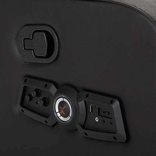 Recliner Gaming Chair with Bluetooth Audio, Headrest Speakers, Footrest and Cupholder M149