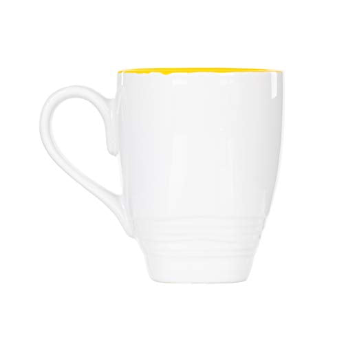 Lavender Flower Watercolor Ceramic Mug with Easy Grip Handle B9257