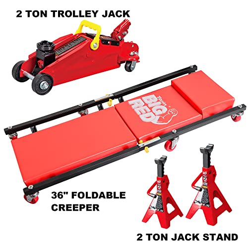 Hydraulic Trolley Floor Jack with Storage Case, 1.5 Ton Capacity G957043