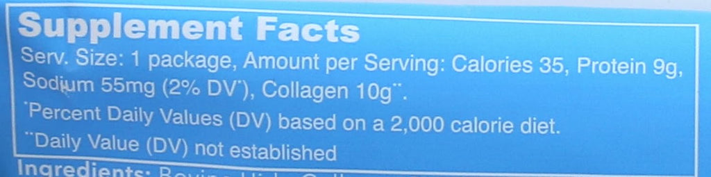 Collagen Peptide Packet, 0.35 OZ B9487