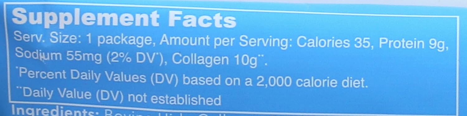 Collagen Peptide Packet, 0.35 OZ B9487