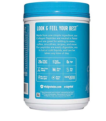 Collagen Peptides Powder, Grass Fed, Gluten Free - 24 Ounce D628