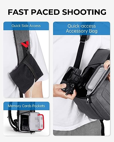 Camera Backpack Expandable for Photographers with 15.6" Laptop Compartment R68194