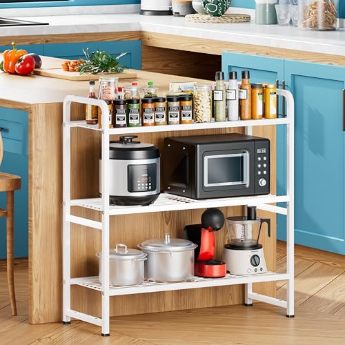 Heavy Duty Metal Wire Shelving Unit, 3 Tier, Stackable Storage Rack C875