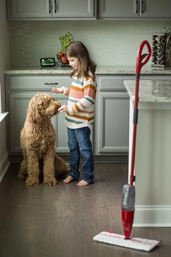Spray Mop with 3 Extra Refills, Red O505