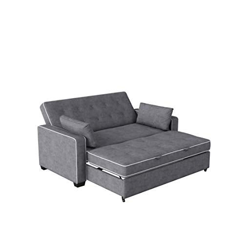 Convertible Sleeper Sofa, Queen Size, Navy Q5867
