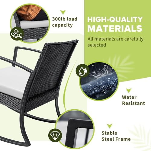 Outdoor Bistro Set 3 Piece with Cushions and Table C662