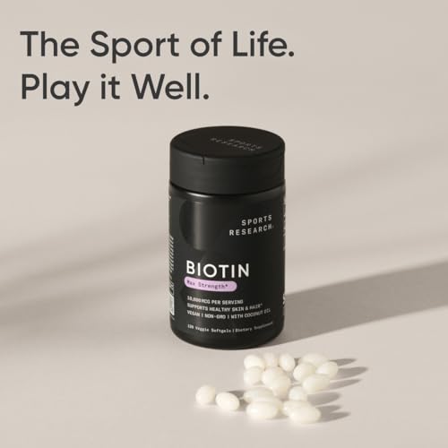 Vegan Biotin 10,000mcg with Coconut Oil Softgels T3327