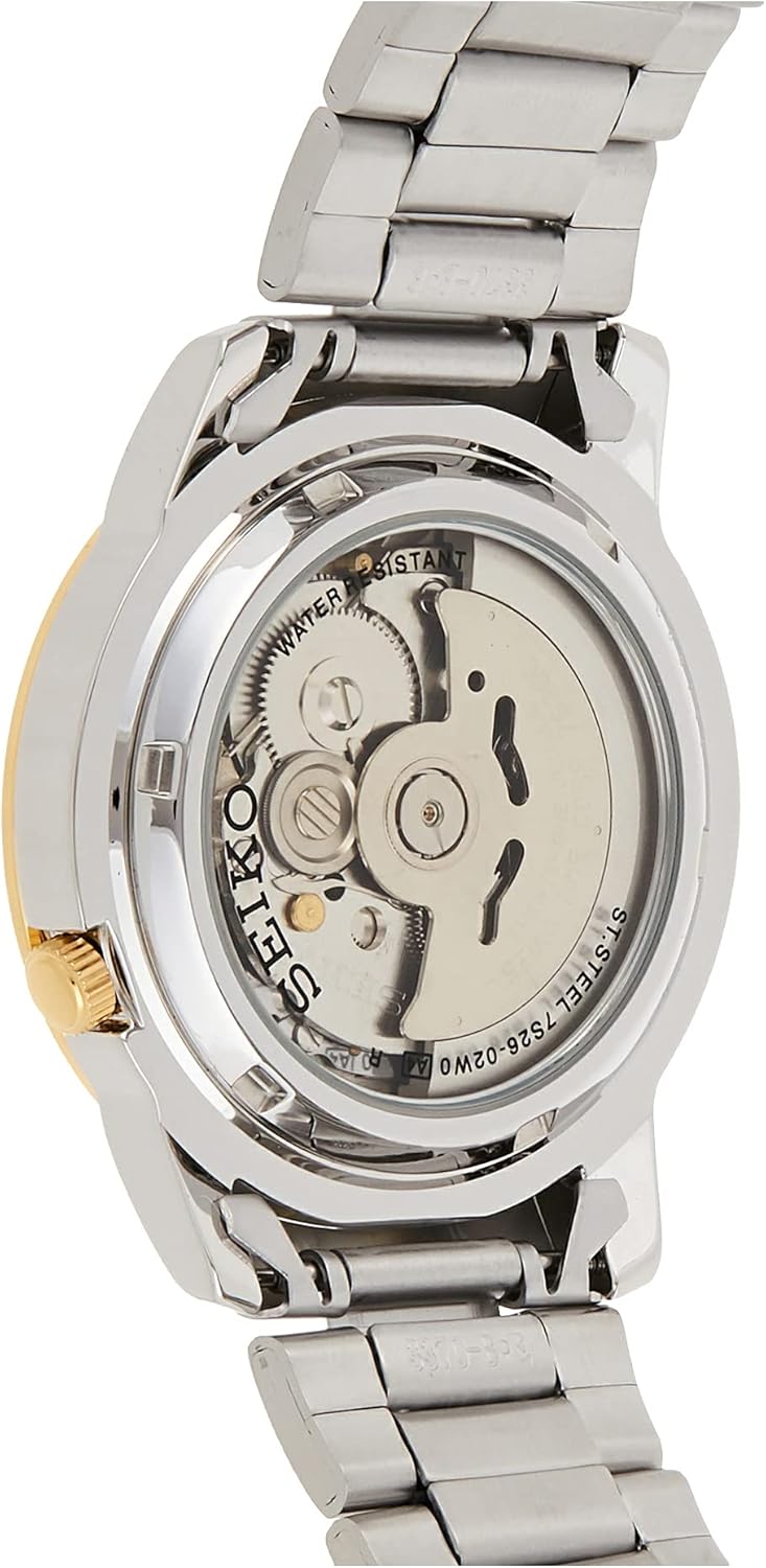Men's Automatic White Dial Two-Tone Stainless Steel Watch M4975