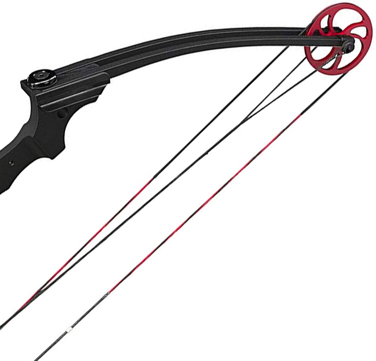 Compound Bow with Adjustable Draw Length and Weight, Left-Handed, Black E3315