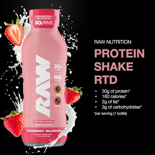 Ready-to-Drink Protein Shake, Mocha Latte, Zero-Sugar & Gluten-Free, 12 Fl Oz W8052