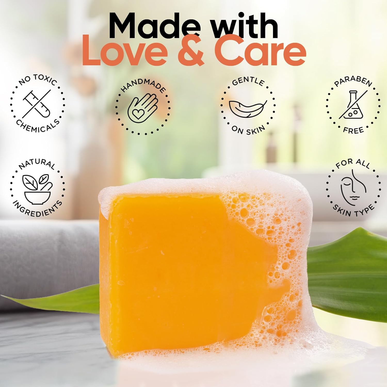 Kojic Acid Soap for Hyperpigmentation, Skin Brightening Face and Body Wash F912391