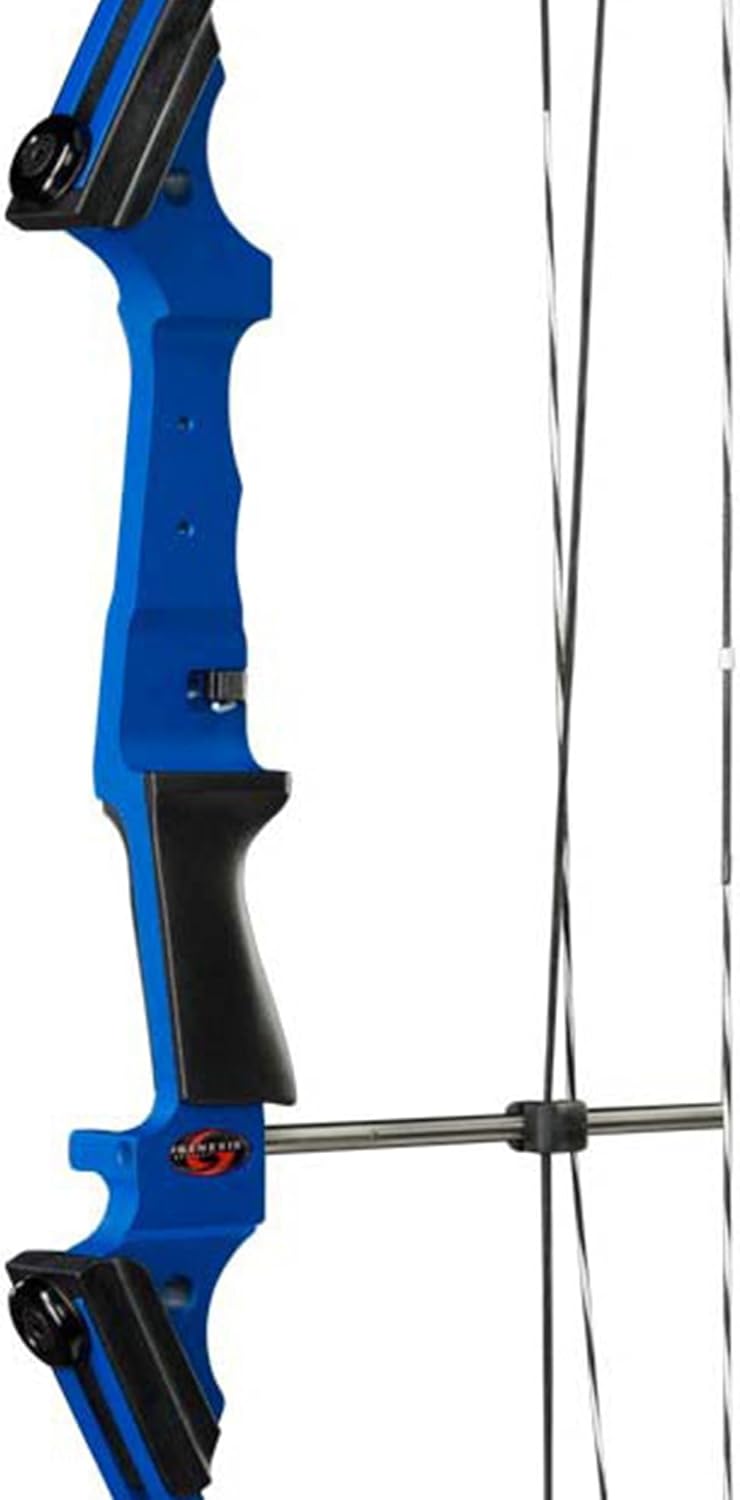 Compound Bow, Adjustable Draw Length 15-30", Draw Weight 10-20 lbs, Right-Handed, Blue (2 Pack) P3555