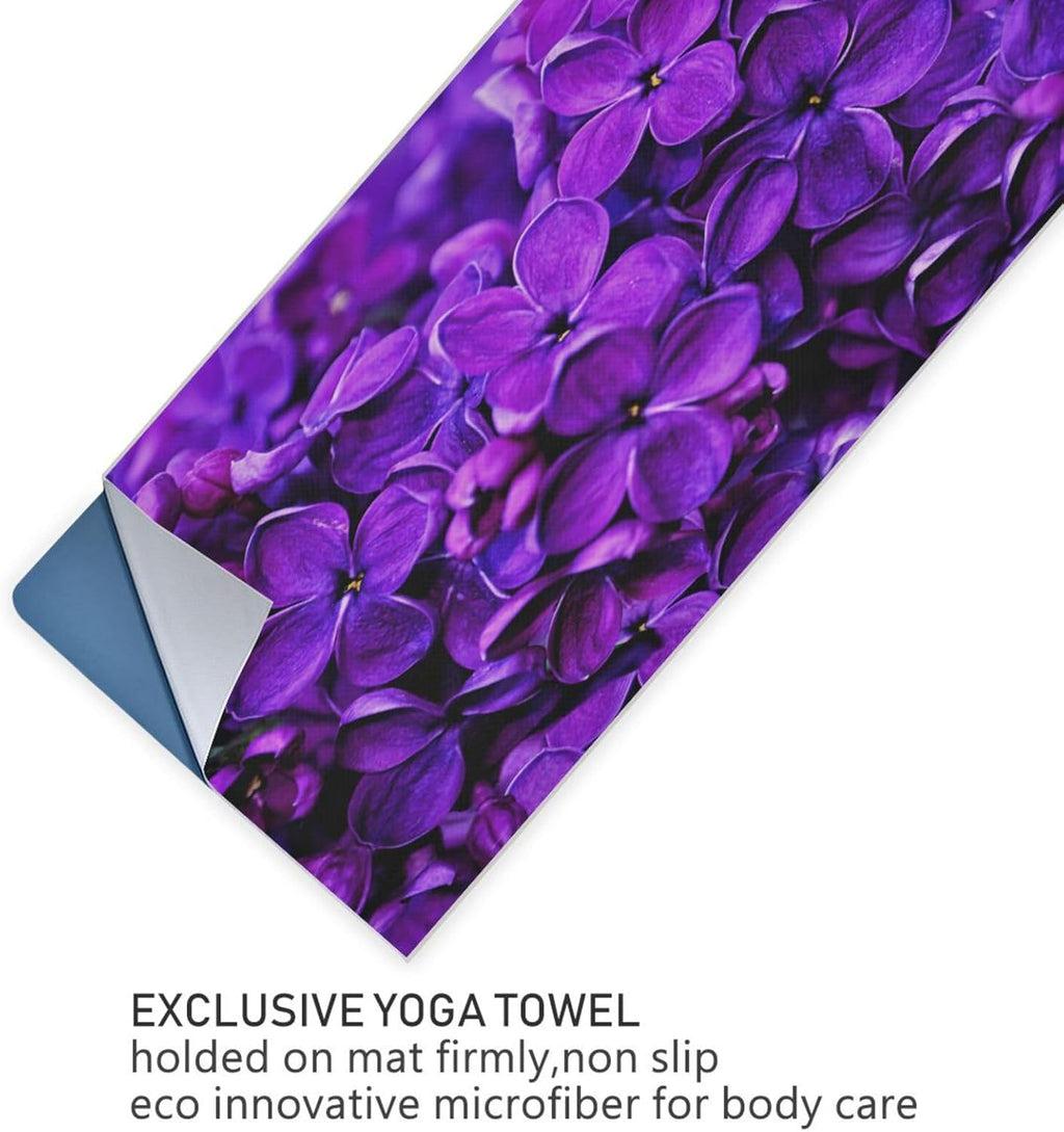 Non Slip Sweat Absorbent Yoga Mat Towel with Storage Bag E4212