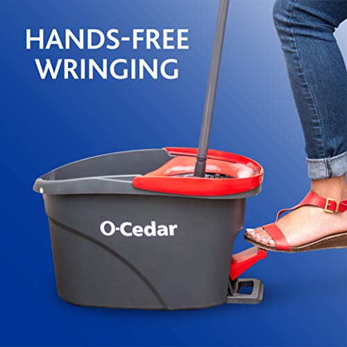 Microfiber Spin Mop with Bucket Floor Cleaning System X246875