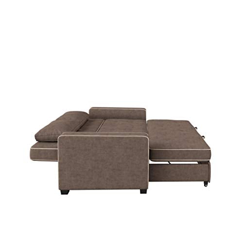Convertible Sleeper Sofa, Queen Size, Navy Q5867