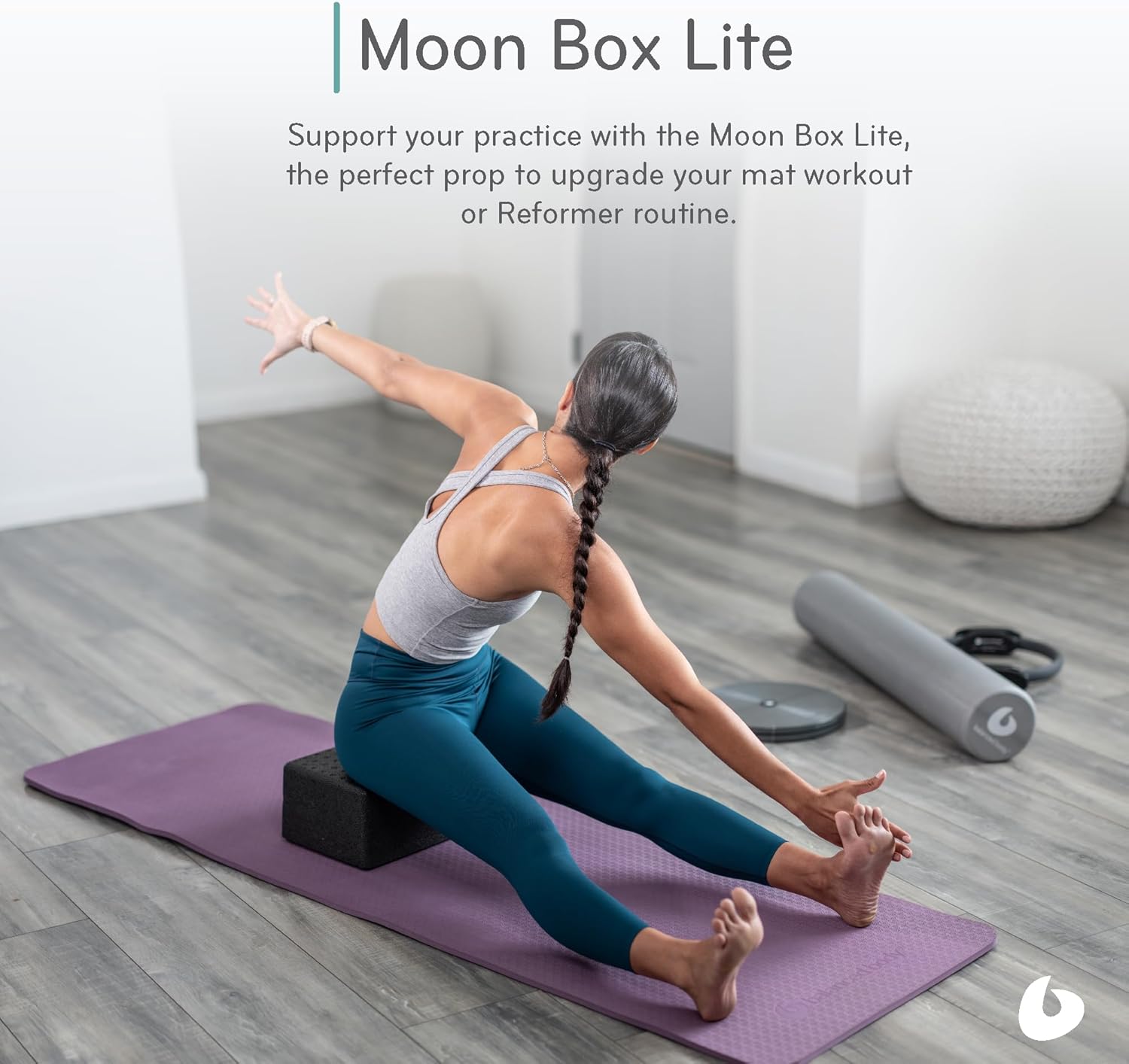 Pilates Moon Box Lite for Floor Exercise, Reformer, or Tower S795569