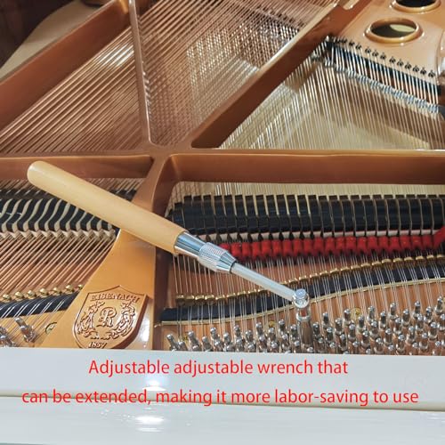 Piano Tuning Kit with Hammer and Mutes, 8 Pieces H4550