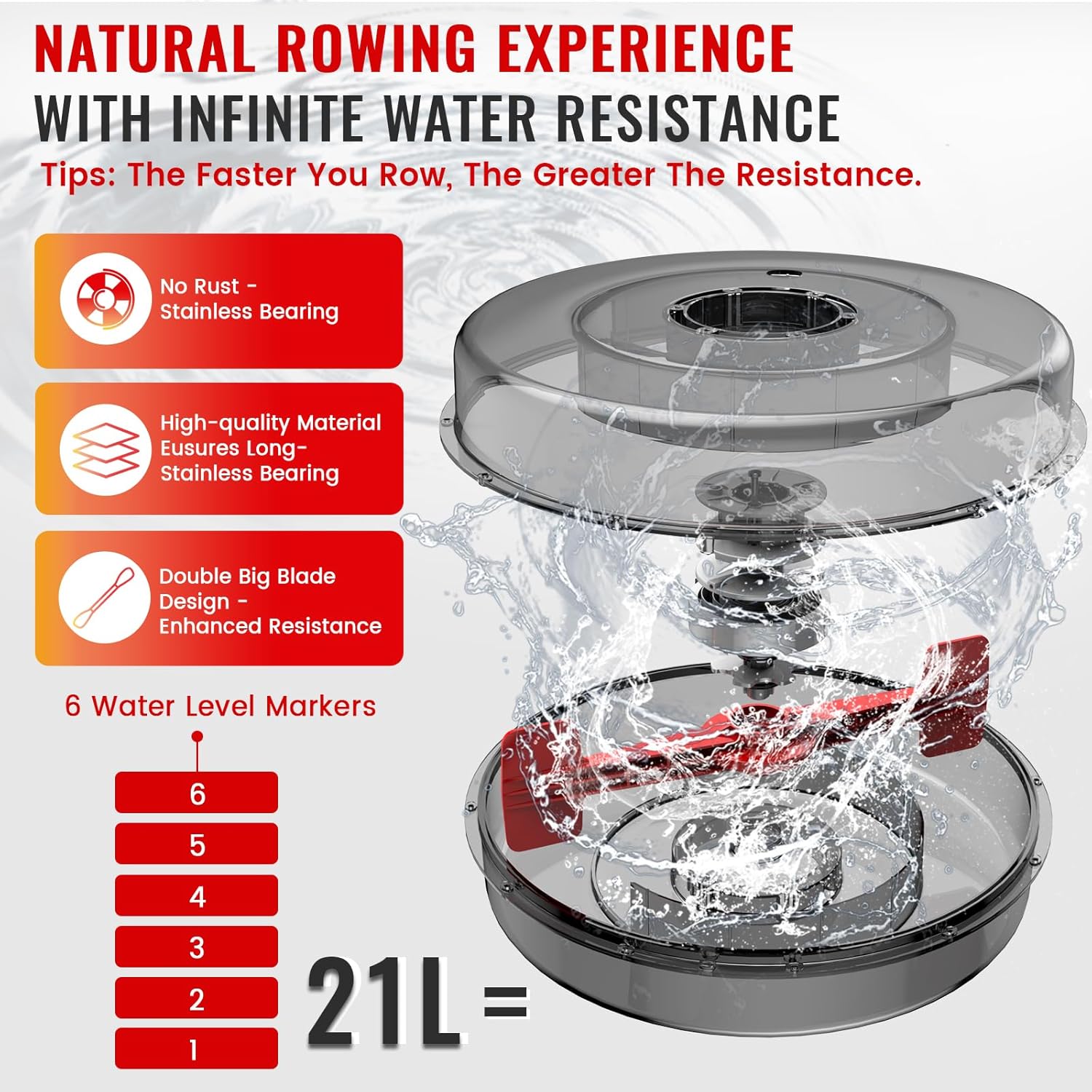 Magnetic Rowing Machine for Home Use F270360
