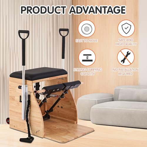 Pilates Chair with Reformer for Home Workout T248249