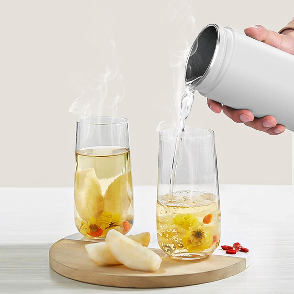 Portable Electric Tea Kettle, 380ml, Auto Shut-Off & Boil Dry Protection M19887