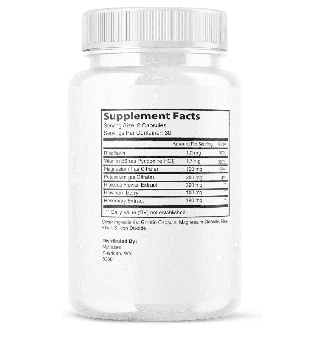 Blood Flow Support Supplement Capsules, 120 Count D786