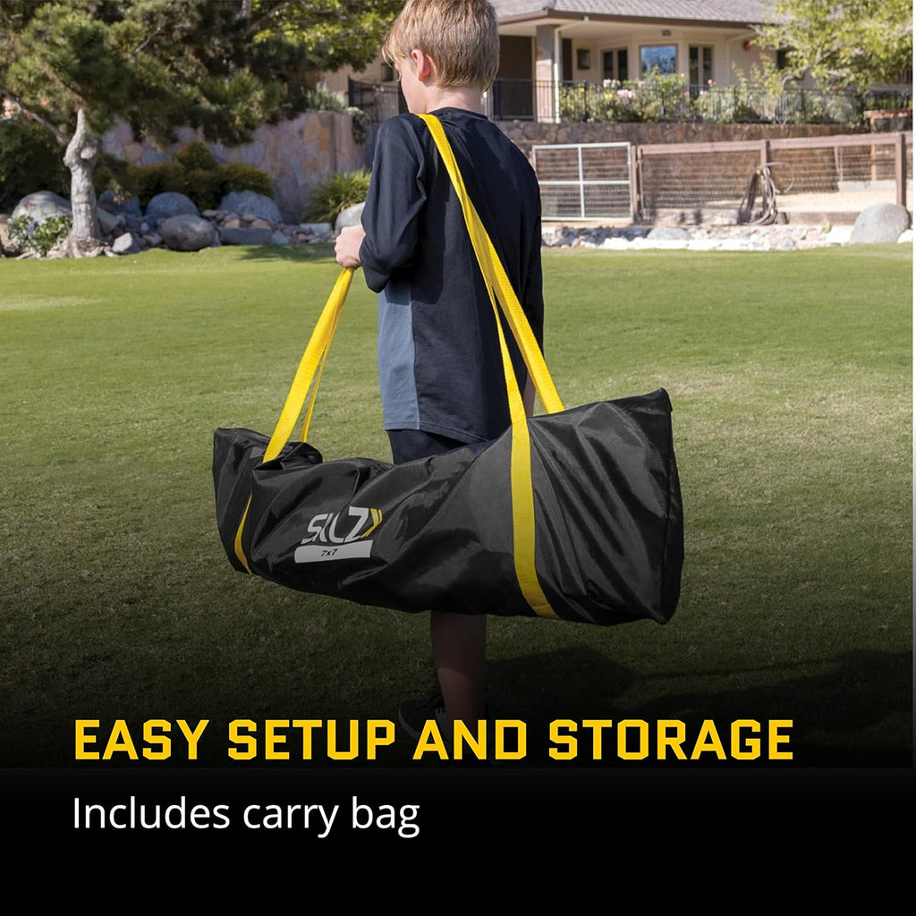 Portable Baseball and Softball Hitting Net, 7 x 7 Feet Y38305