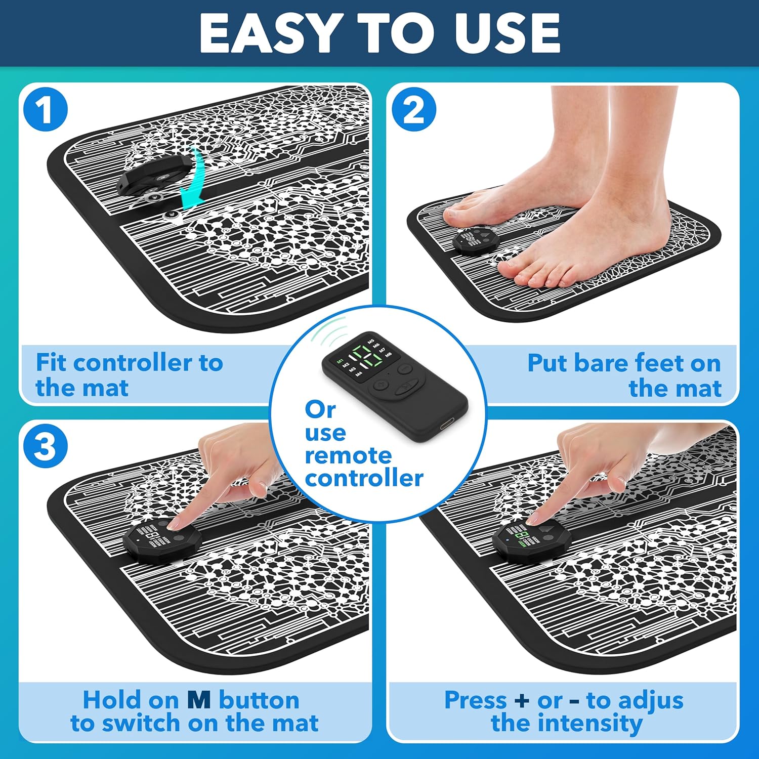 Foot Stimulator Massager Mat for Muscle Relaxation T501621