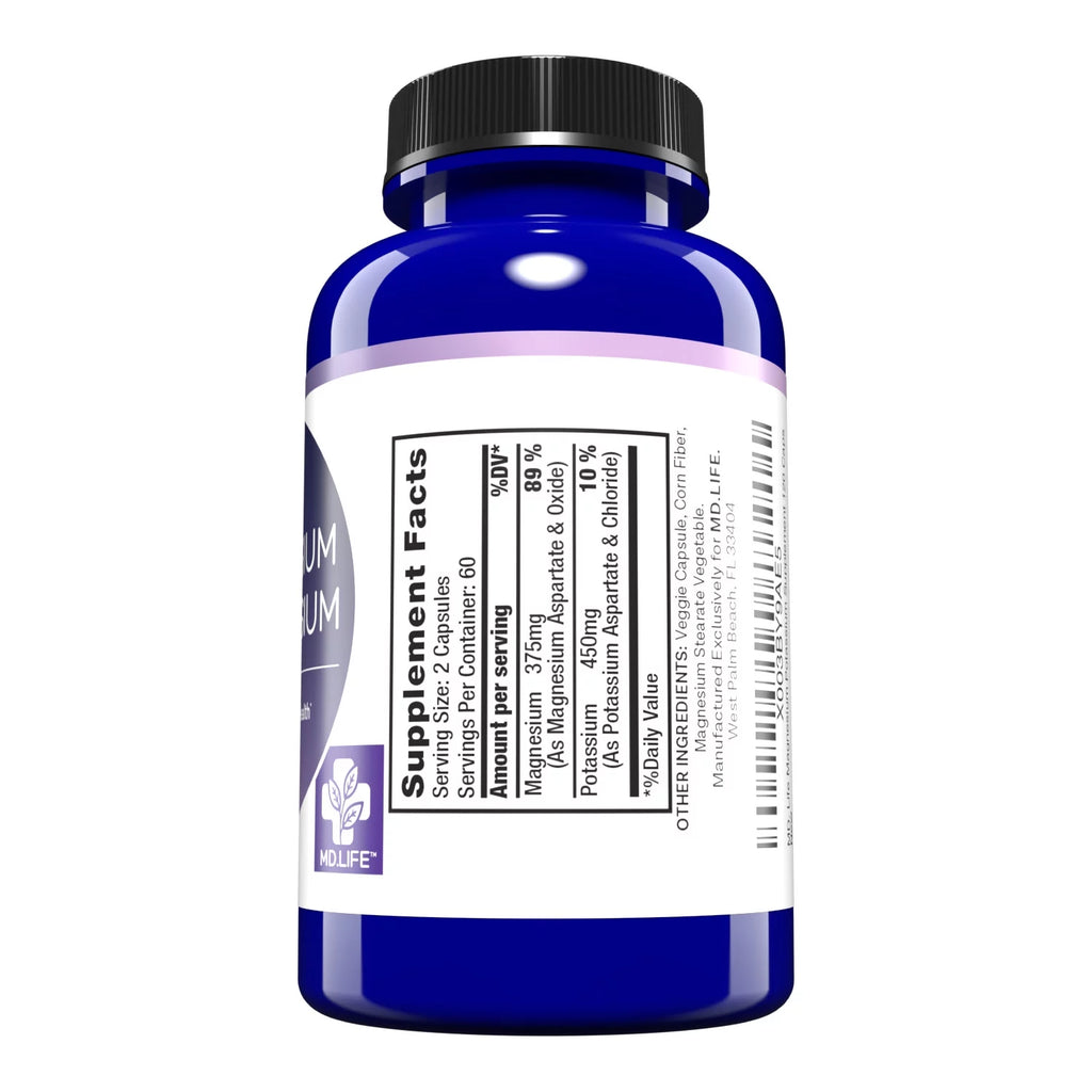 Magnesium Potassium Supplement, 120 Count G77593