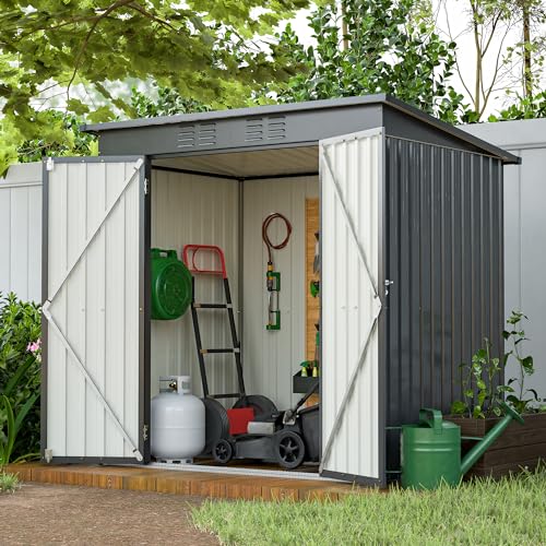 Outdoor Storage Shed, Heavy-Duty All-Weather Tool Shed with Lockable Doors C3585