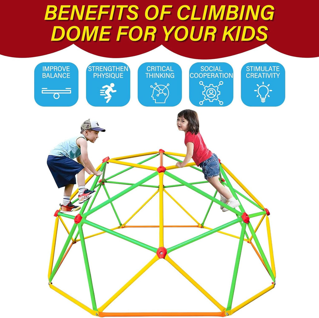 Geometric Dome Climber for Kids Outdoor Jungle Gym U729