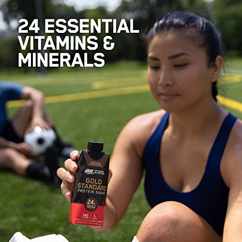 Protein Shake, 24g Protein, Chocolate, 11 Fl Oz, 12 Count N68150