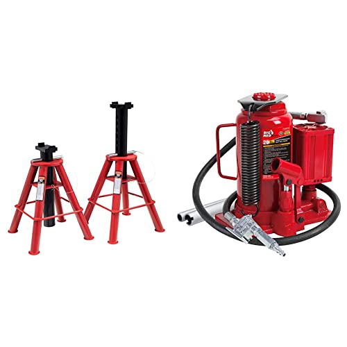 10-Ton Pin Type Jack Stands, Pair I9664