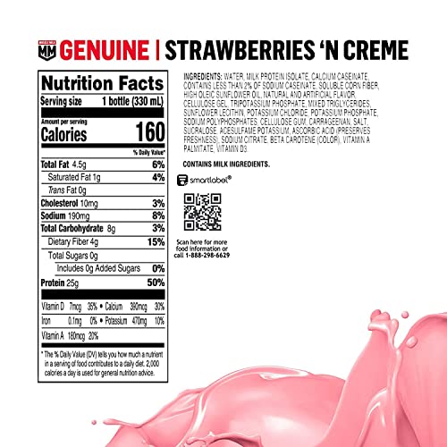 Vanilla Protein Shake, 11.16 Fl Oz, 12 Pack O210406
