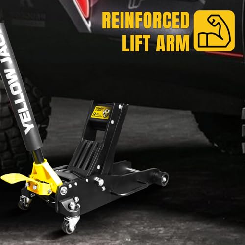 2.5 Ton Trolley Jack with Carrying Case Hydraulic Low Profile Floor Jack for Cars C877326