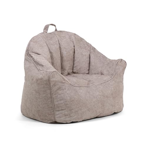 Dorm Bean Bag Chair with Drink Holder and Pocket, 3 feet R2503