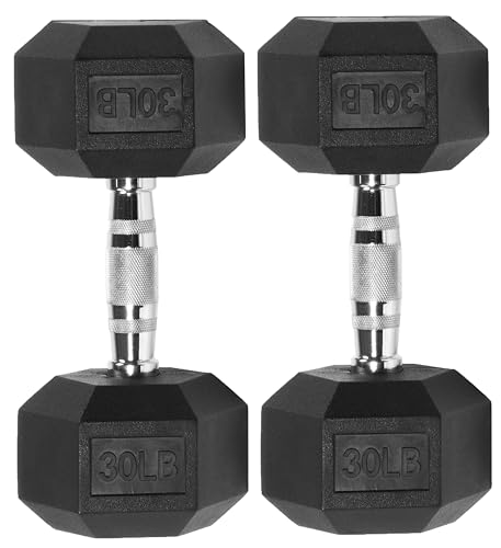Rubber Encased Hex Dumbbell U6117