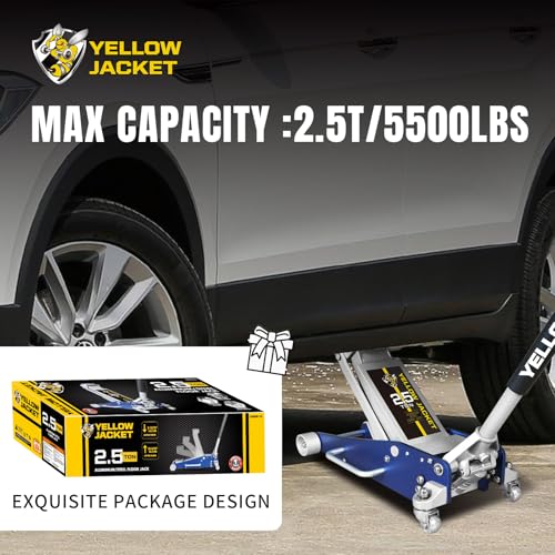 2.5 Ton Trolley Jack with Carrying Case Hydraulic Low Profile Floor Jack for Cars C877326