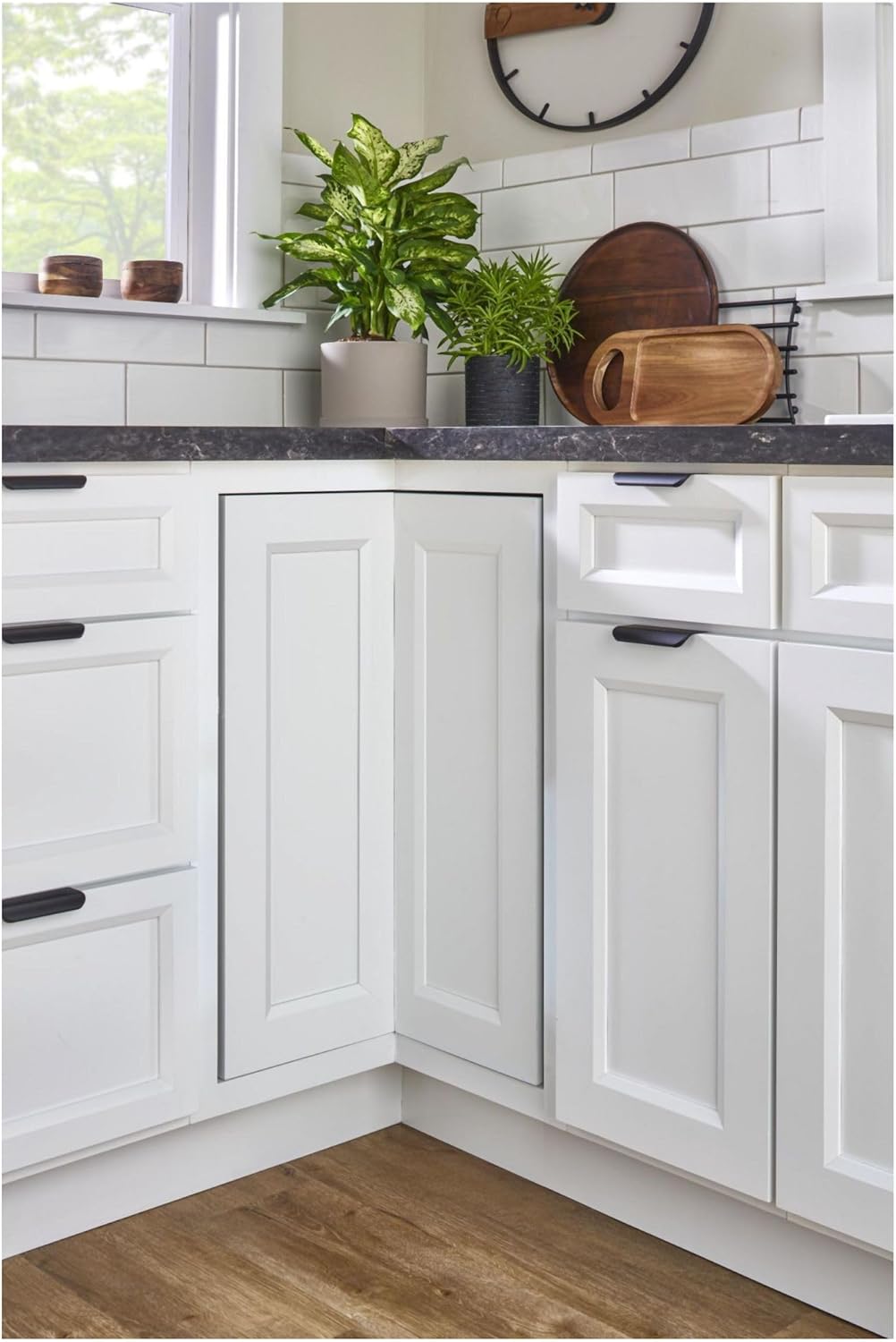 24" White Pie-Cut Lazy Susan Shelf Replacement R521372