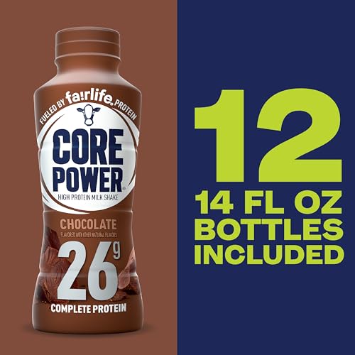 Chocolate Protein Shake, 26g, 14oz, 12 Pack F118997