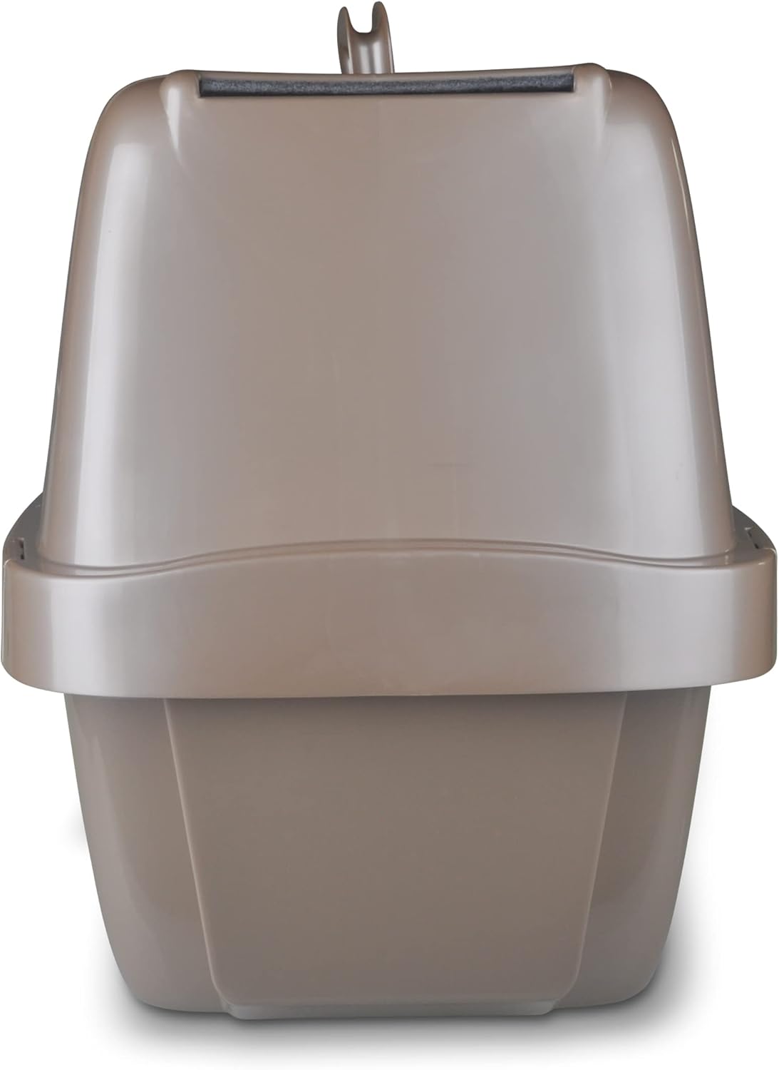 Enclosed Sifting Cat Pan with Odor Control Door, Large, Beige A134447