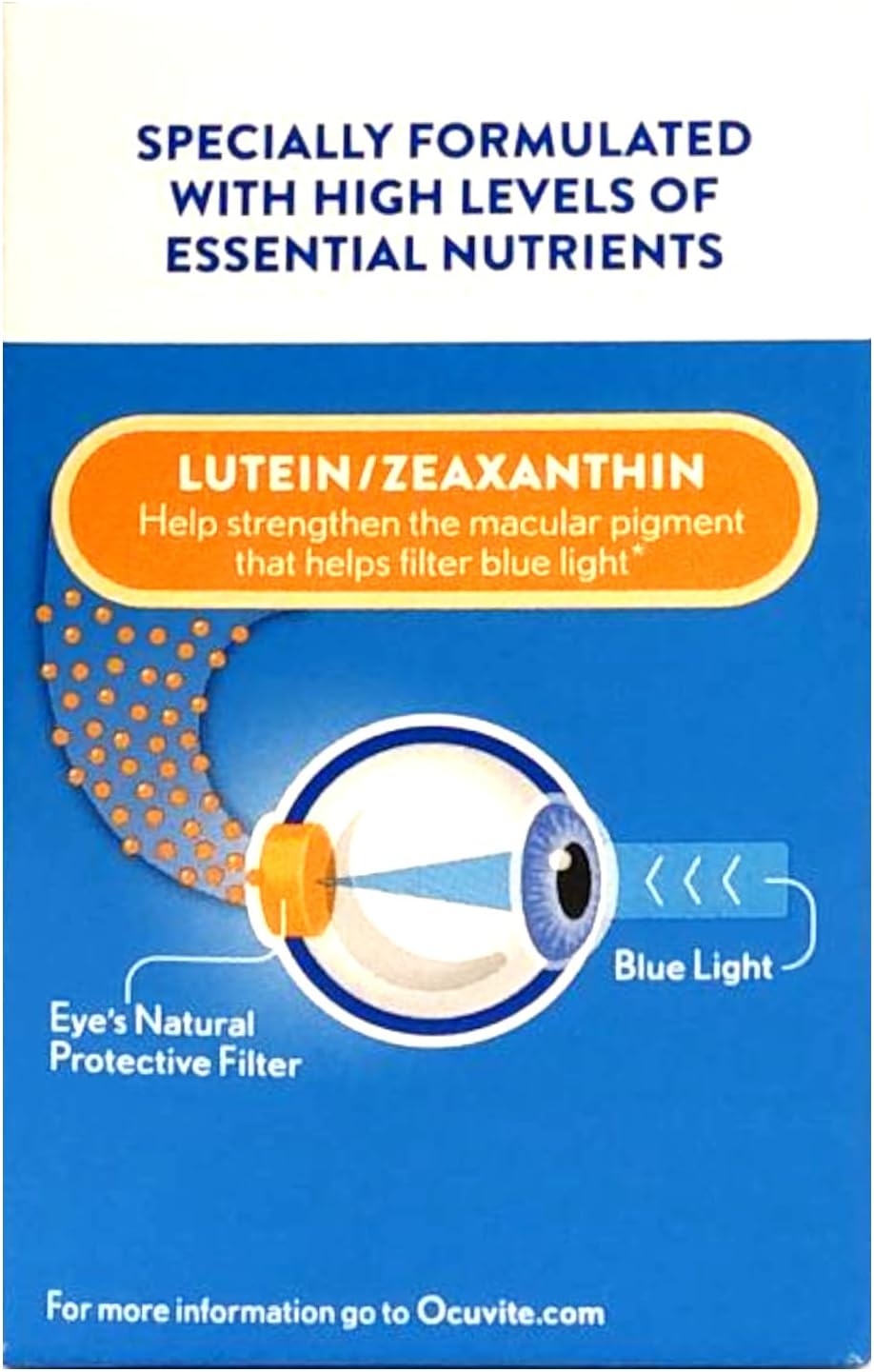 Lutein & Zeaxanthin Supplement, 30 Softgels, Pack of 2 V623679