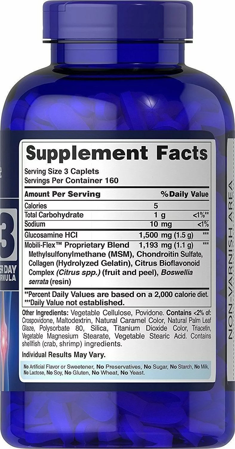 Glucosamine Chondroitin MSM Joint Supplement, 480 Count H21514