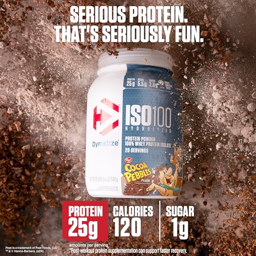 Whey Protein Powder Isolate, 25g Protein, 20 Servings Q942192
