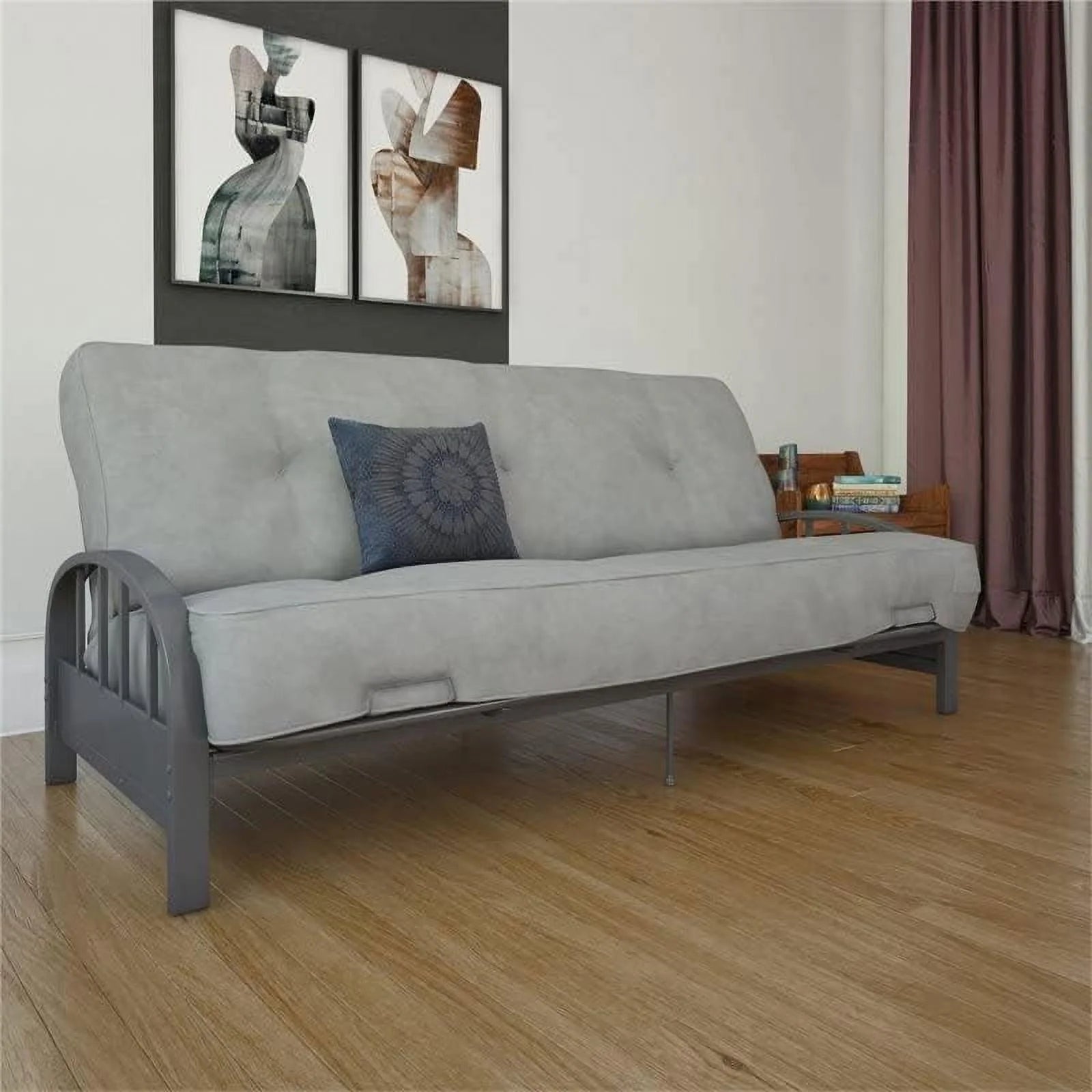 Futon Frame in Gunmetal Grey R669