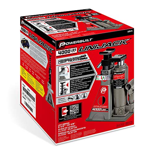3 Ton Bottle Jack with Jack Stands, 6000 lb Capacity Car Lift W53060