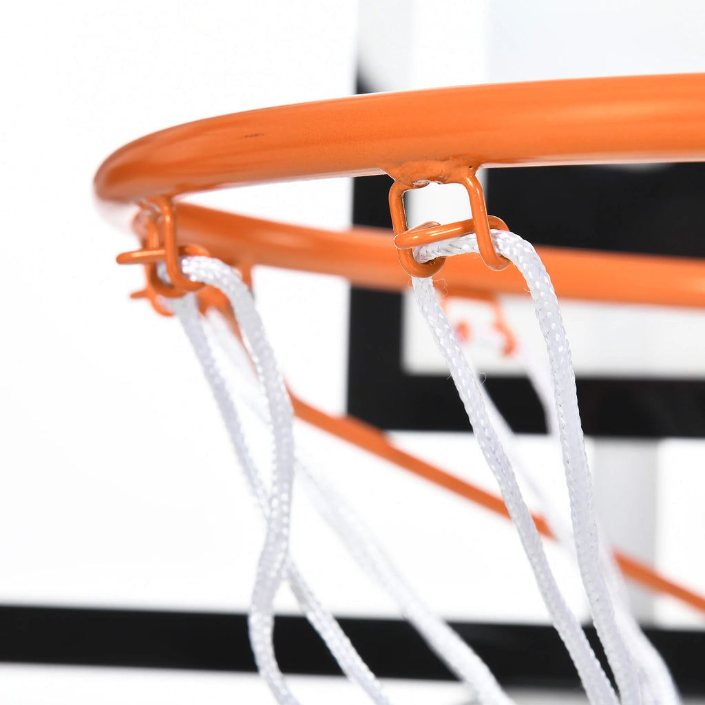 Wall Mounted Basketball Hoop with Shatter Proof Backboard W146